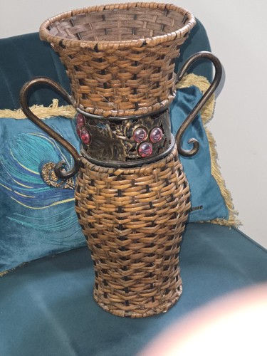 Große vintage bodenvase aus - große,