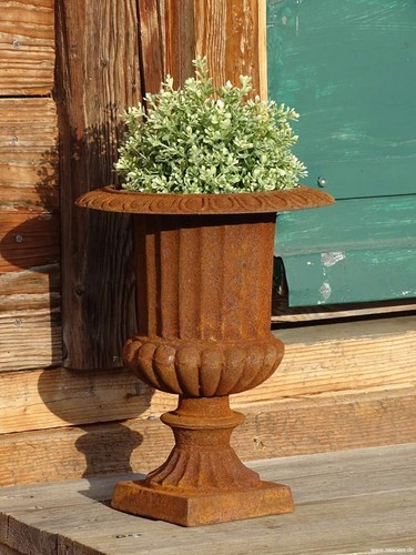 Gusseisen vase amphore - gusseisen,