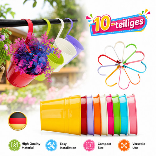 Hängetopf blumentopf metall - hängetopf,
